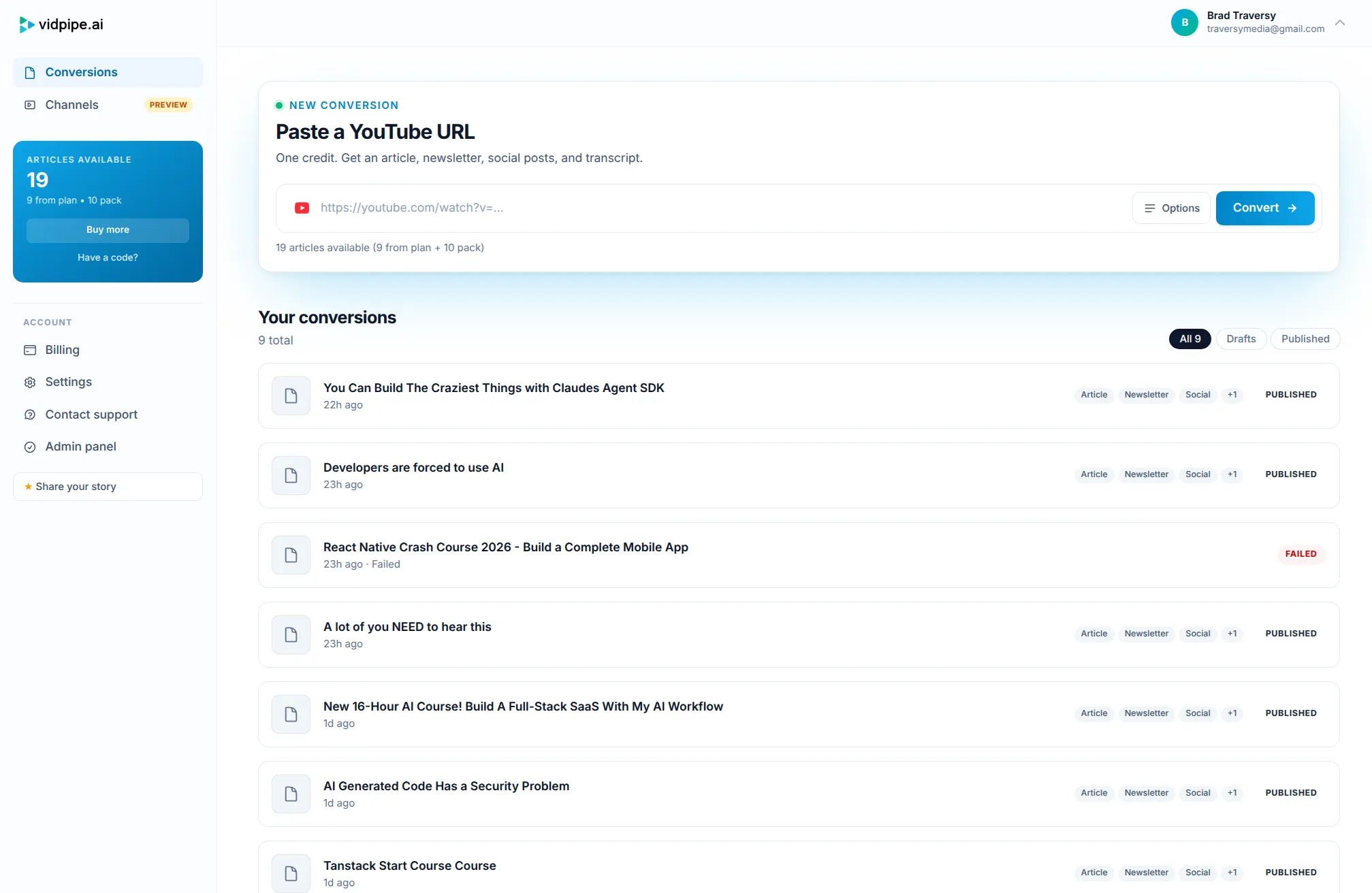 Vidpipe screenshot 3