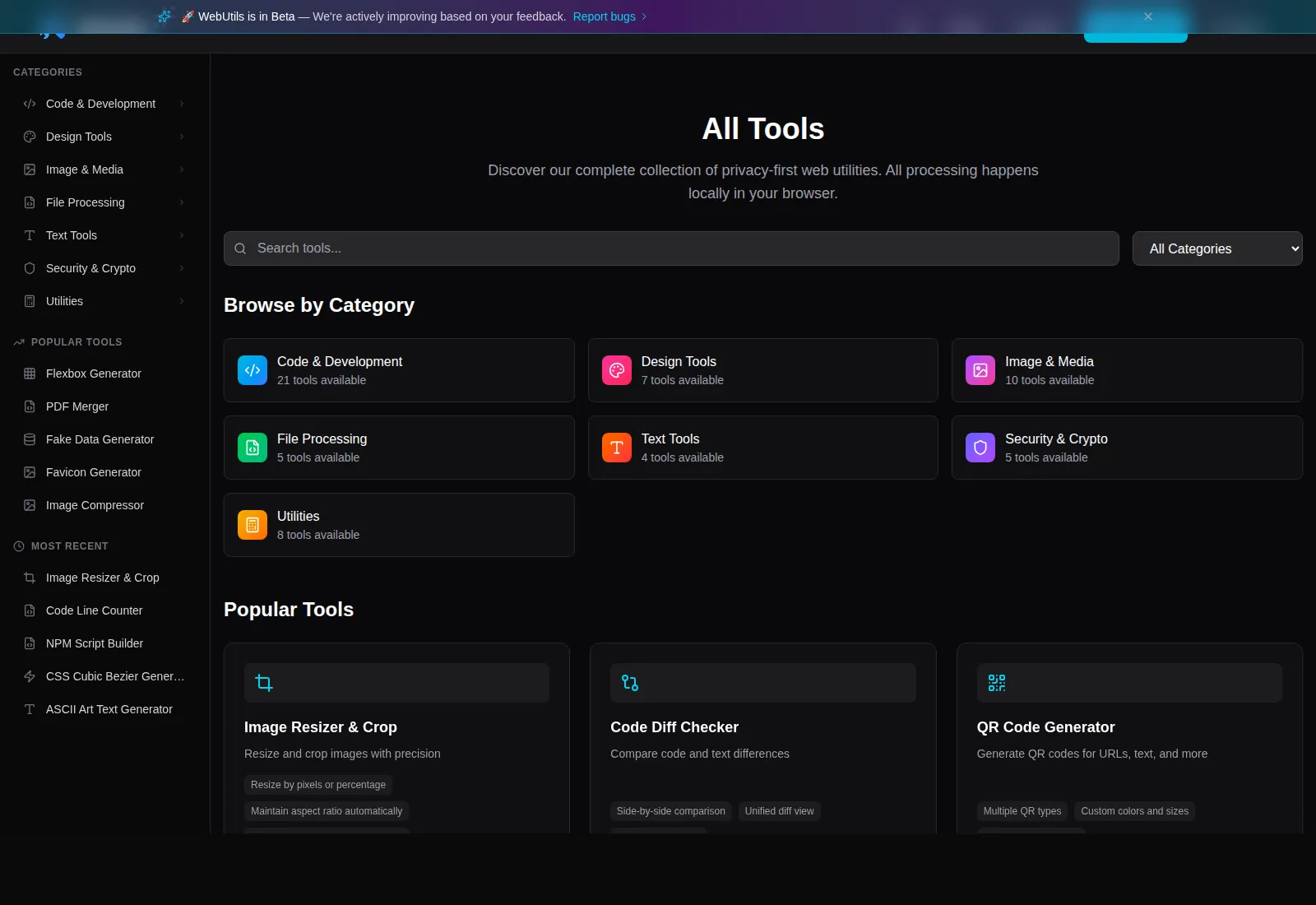 WebUtils screenshot 2